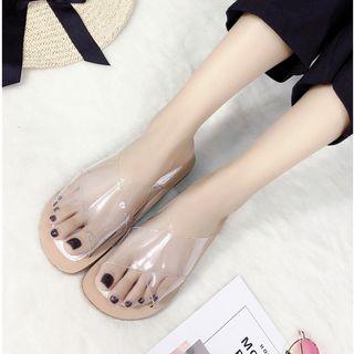 Transparent Strap Sandals