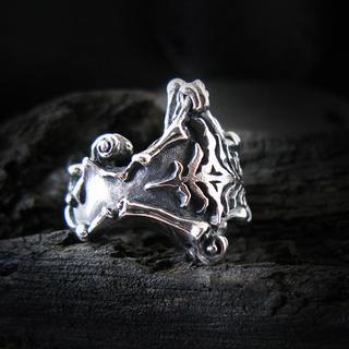 Hand-made Engraved Sterling Silver Ring