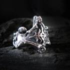 Hand-made Engraved Sterling Silver Ring