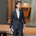 Plain Blazer / Shirt / Dress Pants / Skirt / Set