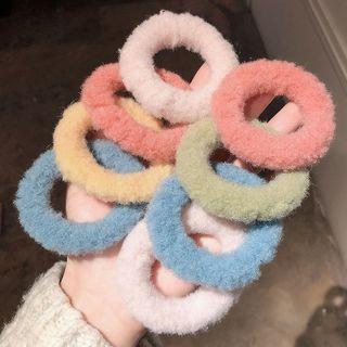 Furry Hair Tie Set