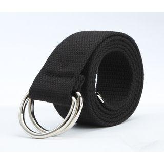 Double D-ring Canvas Belt