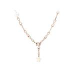 Simple Temperament Plated Rose Gold Star 316l Stainless Steel Necklace Golden - One Size