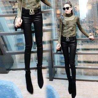 Metal-accent Leggings