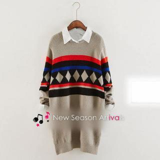 Argyle Sweater Dress