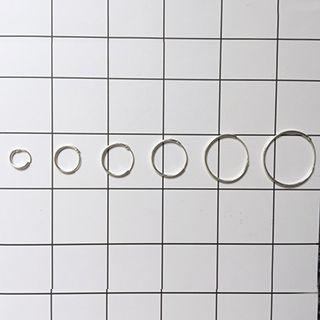 Silver Hoop Earring