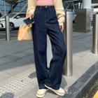 Wide-leg Jeans / Tank Top / Cardigan
