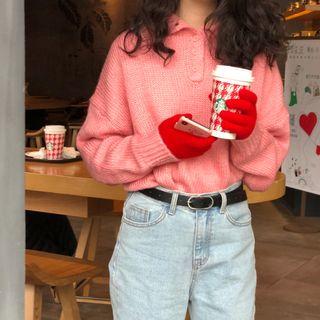 Collared Thick Sweater