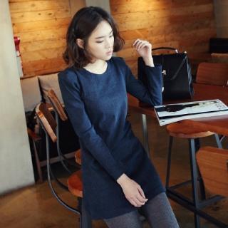 Denim Zip-back Dress
