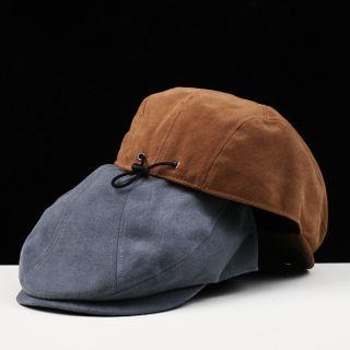 Drawstring Flat Cap