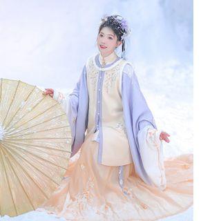 Hanfu Top / Vest / Maxi Skirt