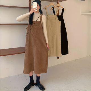 Corduroy Overall Dress