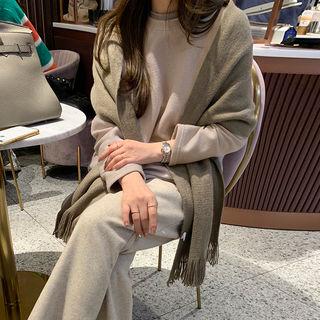 Slit-side Napped T-shirt