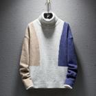 Sweater / Contrast Trim Cardigan