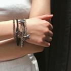 Alloy Star Layered Bracelet Mixed Color - One Size