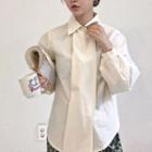 Plain Asymmetrical Shirt