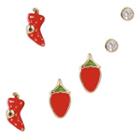 3 Pair Set: 925 Sterling Silver / Rhinestone Earring (assorted Designs) Set Of 6 Pcs - Ear Studs - One Size