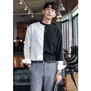 Two-tone Loose-fit Shirt