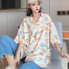 Short-sleeve Button-up Shirt