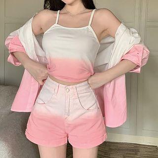 Gradient Camisole Top / Shirt / Shorts