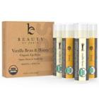 Beauty By Earth - Vanilla Bean & Honey Organic Lip Balm (4 Tubes In Pack) 4 Tubes In Pack