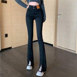 High Waist Boot-cut Denim Jeans
