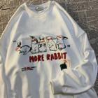 Couple Matching Rabbit Print Sweatshirt