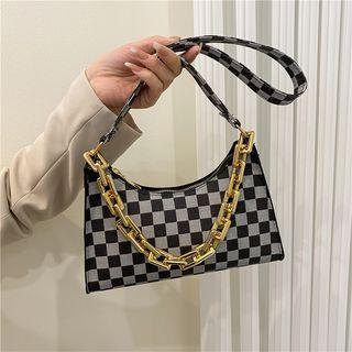 Chain Checkerboard Shoulder Bag