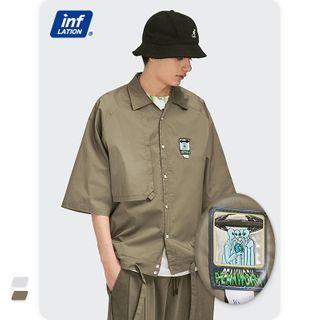 Short-sleeve Loose Shirt