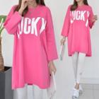 Lucky Boxy-fit Printed T-shirt Dress