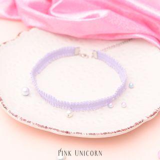 Faux Pearl Elastic Choker