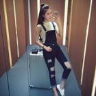 Ripped Jumper Jeans
