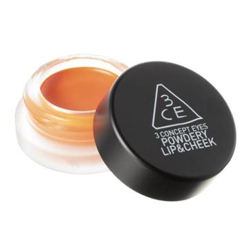 3 Concept Eyes - Powdery Lip & Cheek (tibet Orange) 5g