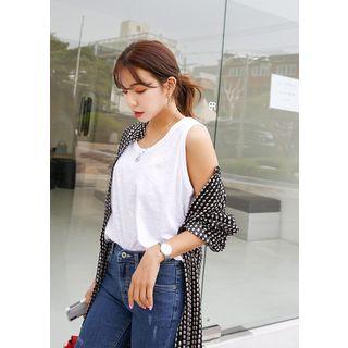 Loose-fit Cotton Tank Top