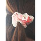 Scrunchy Floral Chiffon Hair Tie