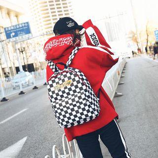 Check Oxford Backpack