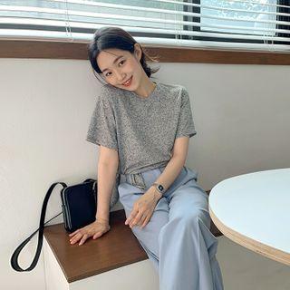 Knotted M Lange Linen Blend T-shirt