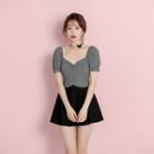 Houndstooth Swim Dress / Pouch / Set