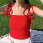 Cherry Camisole Top Red - One Size