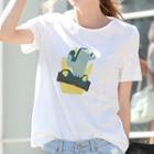 Cactus Print Short Sleeve T-shirt