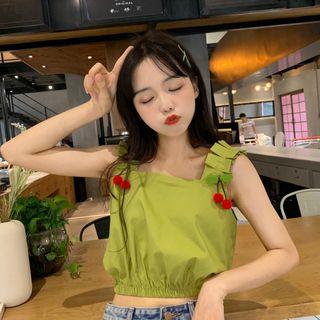 Cherry Detailed Camisole