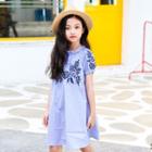 Family Matching Embroidered Short-sleeve Dress