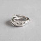 925 Sterling Silver Interlocked Ring