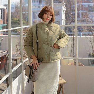 Reversible Sherpa-fleece Padded Jacket