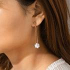 Faux Pearl Dangle Earring 1 Pair - 3936 - One Size