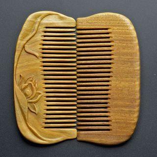 Wooden Hair Comb 1419# - 11.5cm X 5.5cm