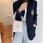 Shirred Strap Quilted Bucket Bag