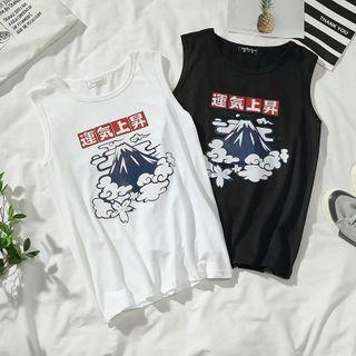 Graphic Print Tank Top