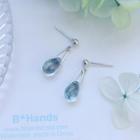 925 Sterling Silver Drop Earring 1 Pair - Light Blue - One Size