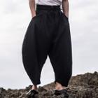 Chinese-style Wide-leg Casual Pants